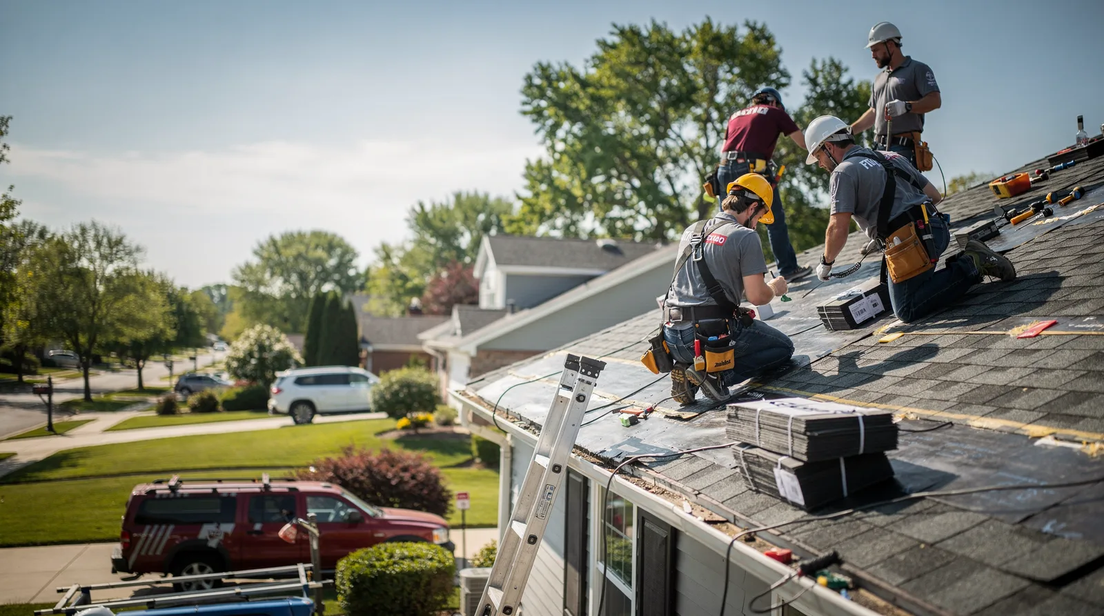 Roof Repair in Sterling, IL around you